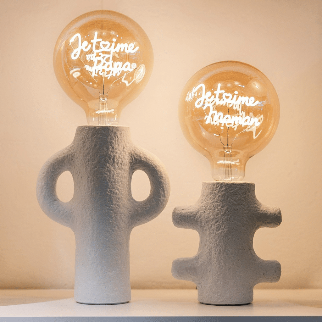 ampoule LED "Je t'aime papa", ambiance