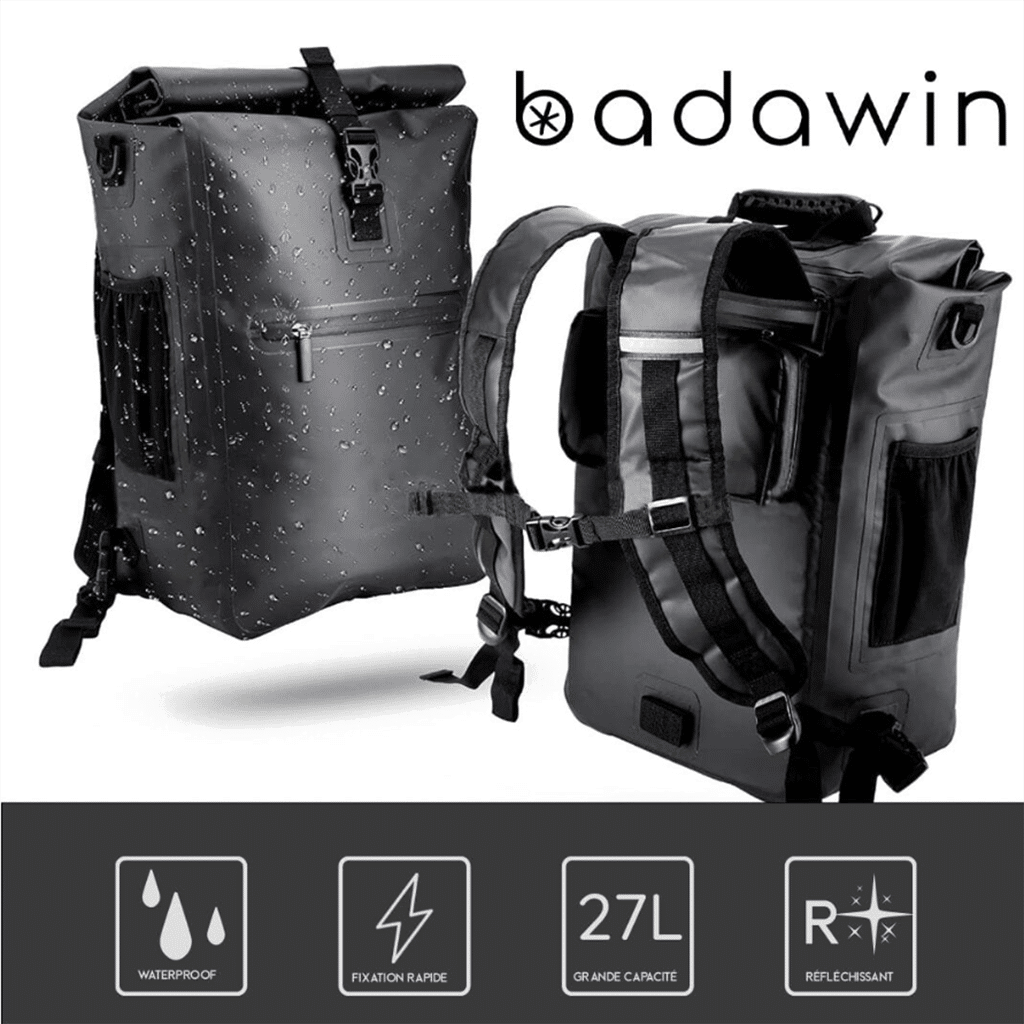 Un sac è dos pour vélo Badawin, ambiance