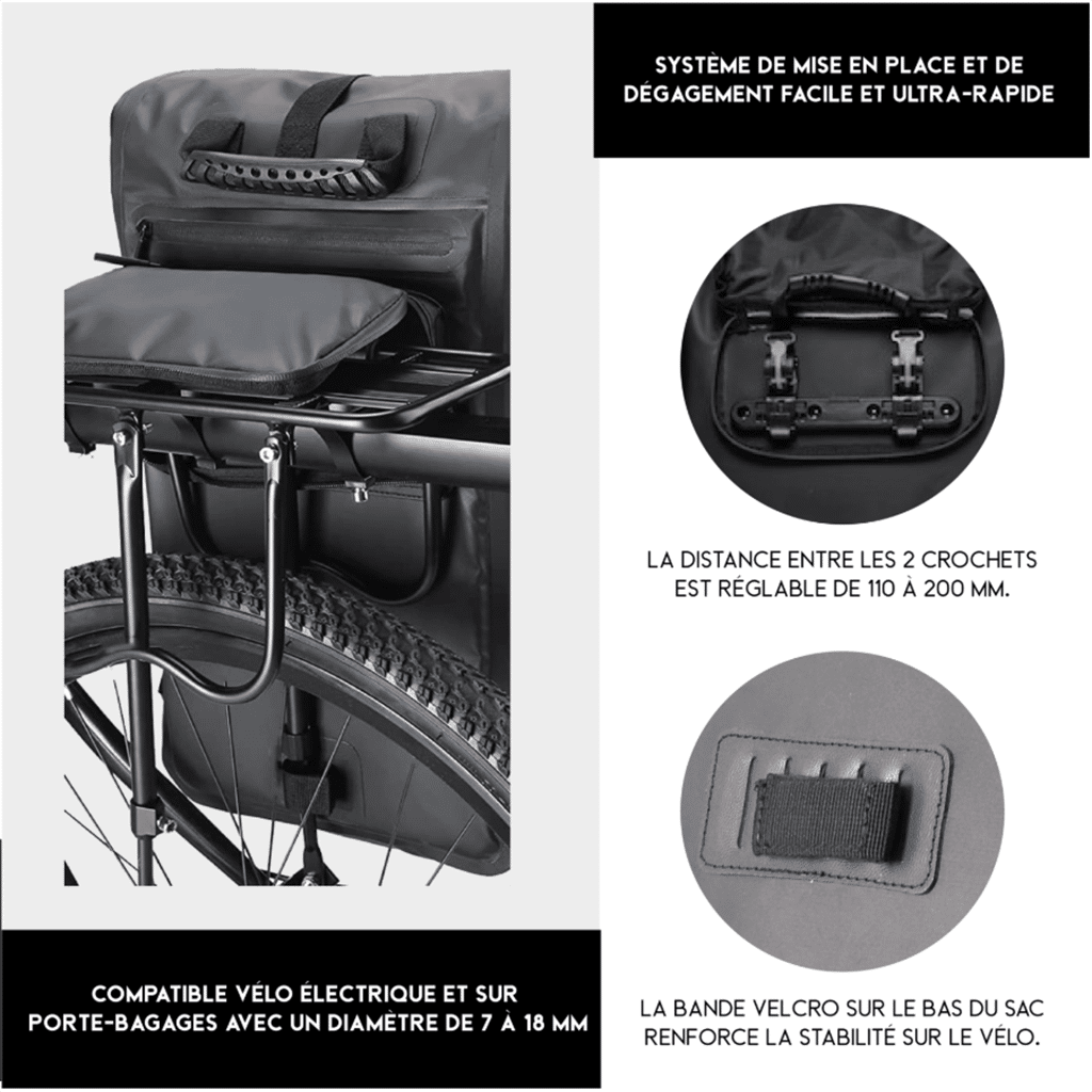 Un sac è dos pour vélo Badawin, ambiance