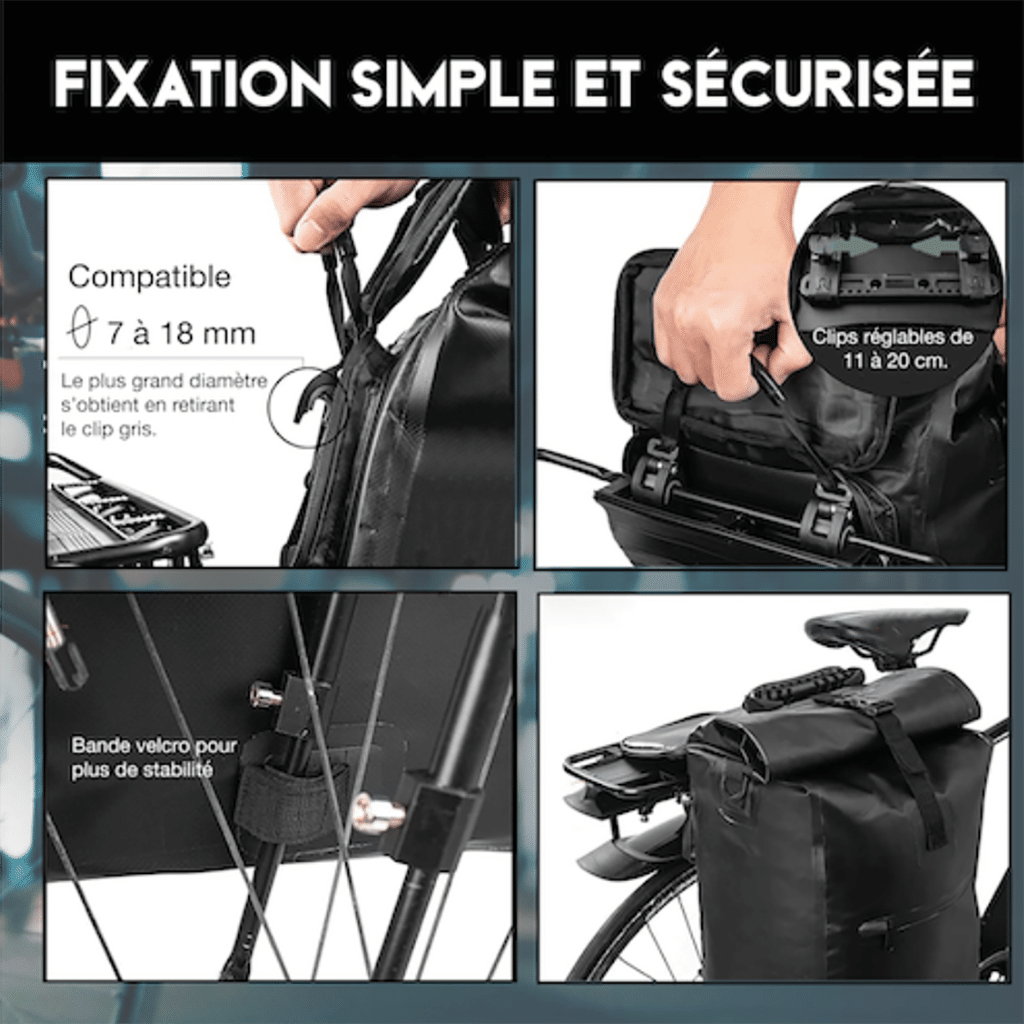 Un sac è dos pour vélo Badawin, ambiance