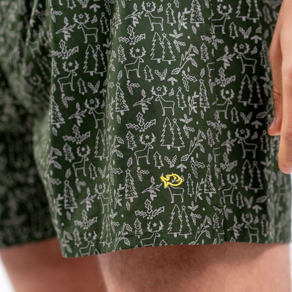un caleçon 100% coton biologique "Rovaniemi" Billybelt, zoom sur les motifs