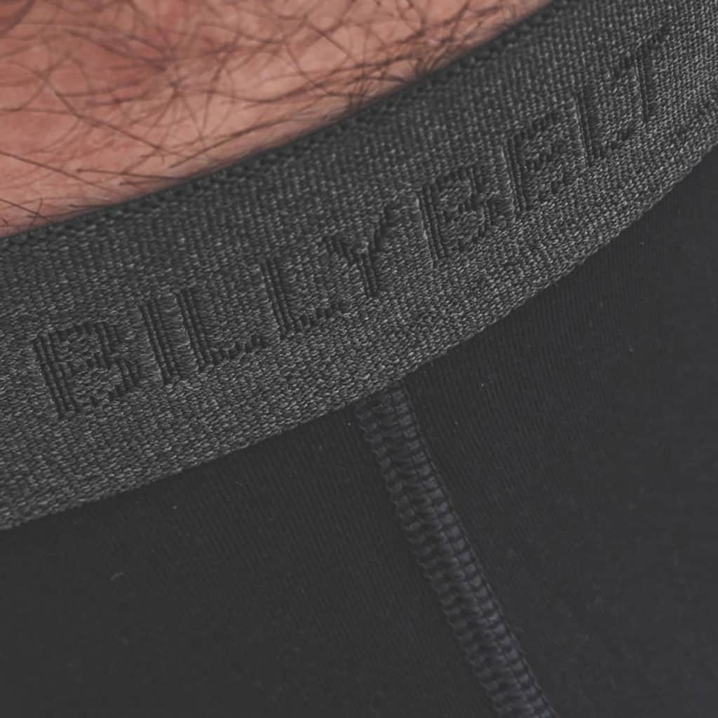 un boxer en coton biologique noir Billybelt, zoom sur le tissu