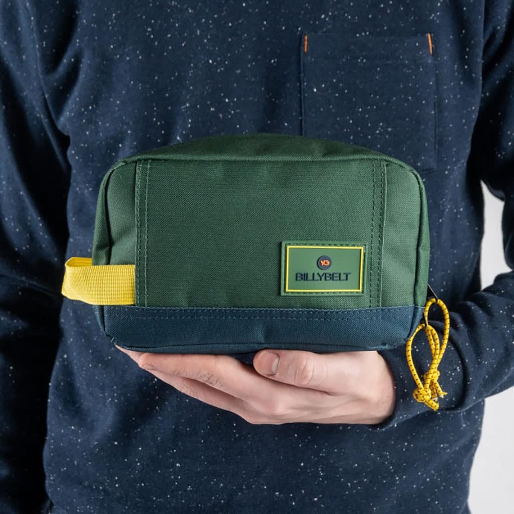 une trousse de toilette green blue Billybelt, ambiance