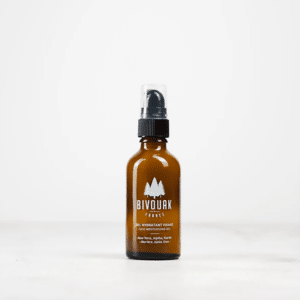 un gel hydratant pour le visage bio Bivouak, vue de face sur fond blanc