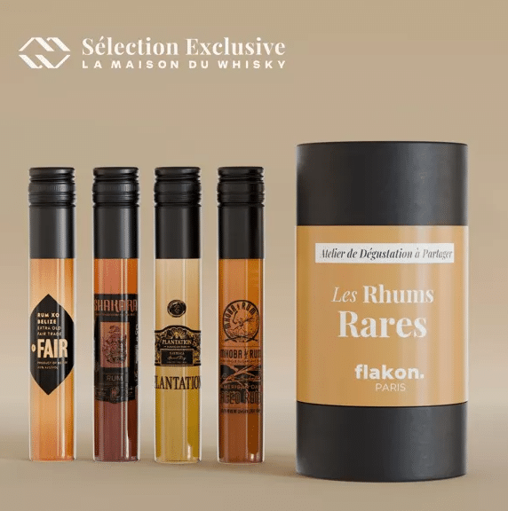 Coffret Dégustation – Les Rhums Rares – Flakon