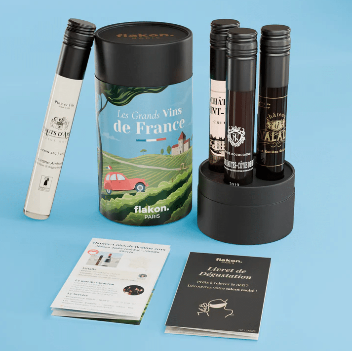 Coffret Dégustation – Les Grands Vins de France – Flakon
