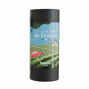 Coffret Dégustation – Les Grands Vins de France – Flakon - Vu de face sur fond blanc