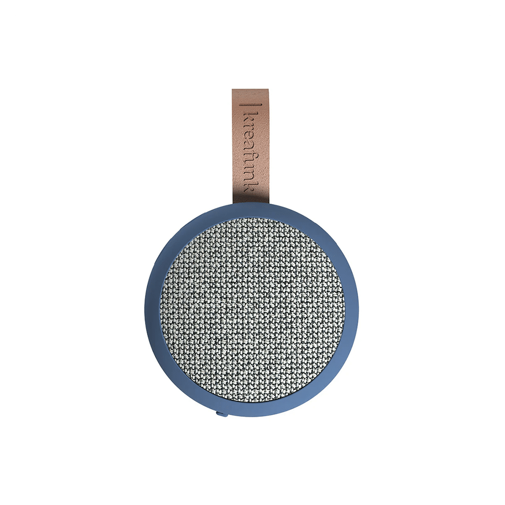 Enceinte aGO 2 Fabric : Petit Design, Grand Son, Kreafunk, vue du dessus sur fond blanc