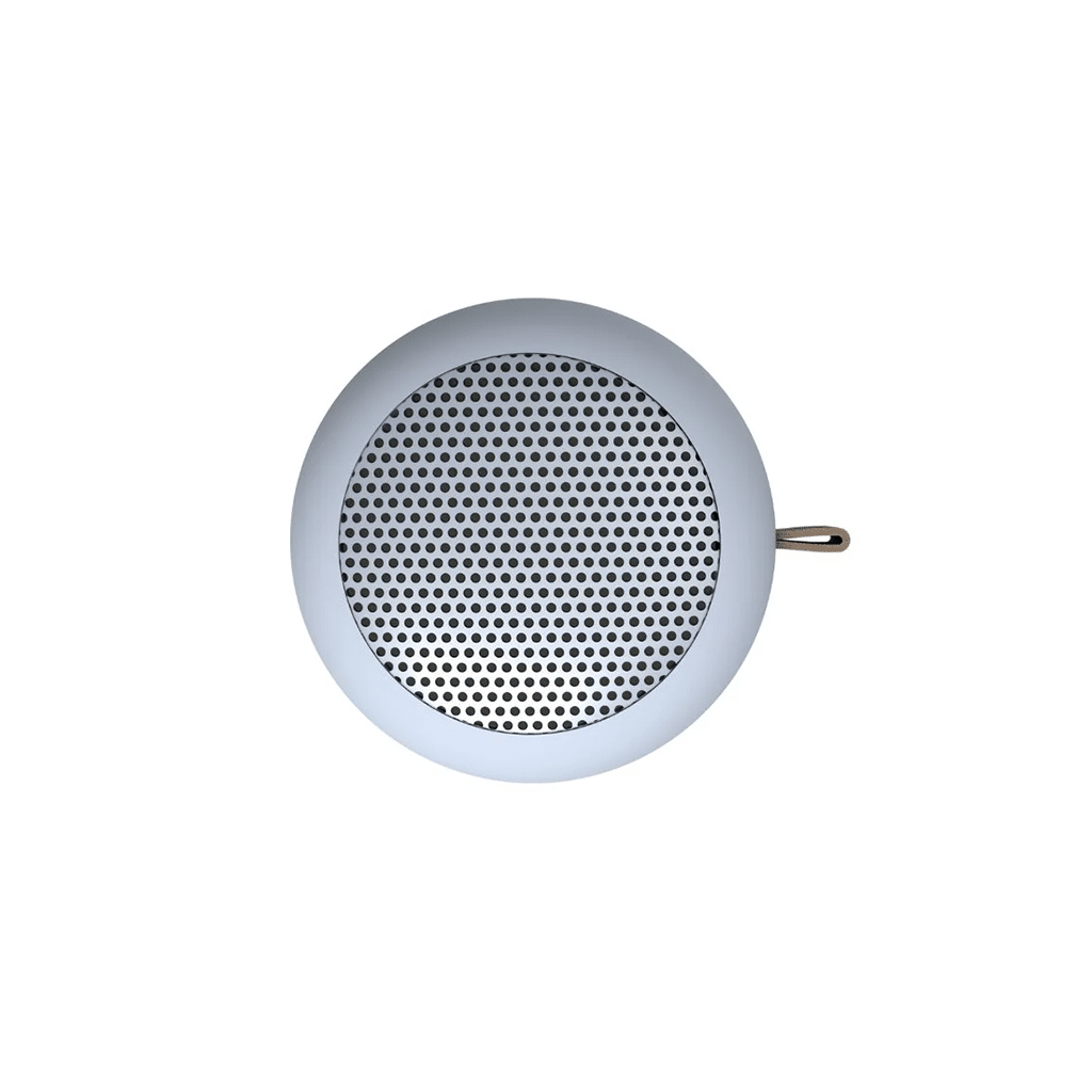 Enceinte et Lampe aLIGHT : Lumière et Son en Parfaite Harmonie, Kreafunk, vue du dessus sur fond blanc