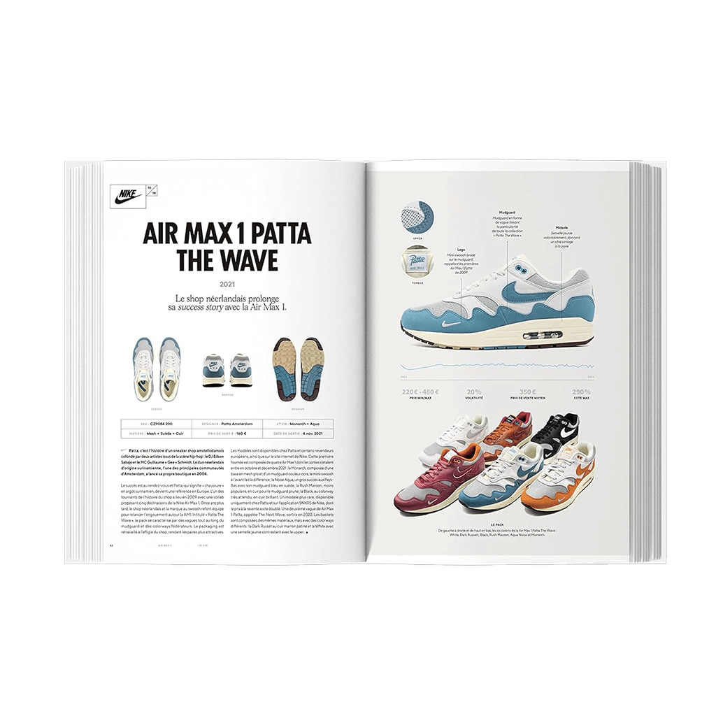 Le live - 1000 Sneakers Deadstock : L’Histoire de la Sneaker Moderne, Kubbick, vue de face ouvert sur fond blanc