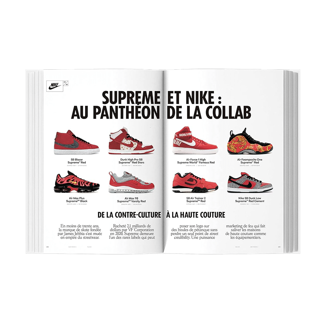 Le live - 1000 Sneakers Deadstock : L’Histoire de la Sneaker Moderne, Kubbick, vue de face ouvert sur fond blanc