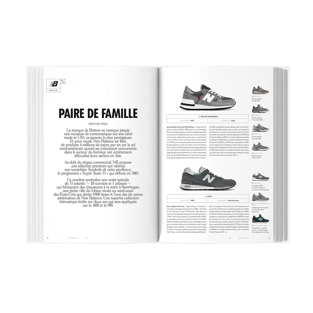 Le live - 1000 Sneakers Deadstock : L’Histoire de la Sneaker Moderne, Kubbick, vue de face ouvert sur fond blanc