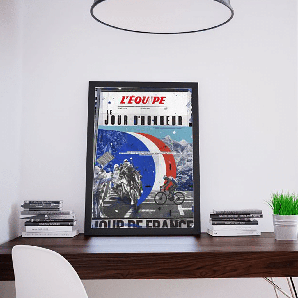 Affiche Exclusive L'Équipe - Tour De France Pinot - Kubbick, Kubbick, ambiance