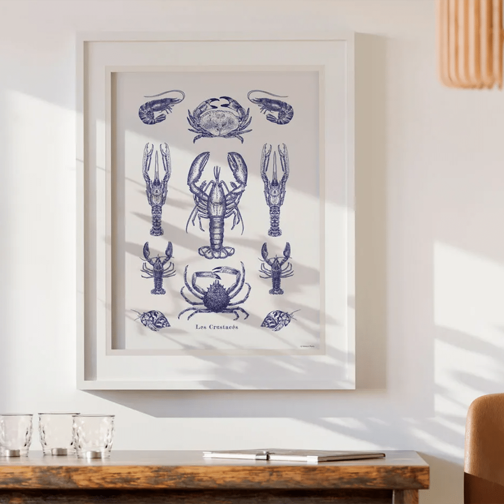 Affiche - Les Crustacés de Maison Paula : Un Voyage dans la Faune Marine, Maison Paula, ambiance