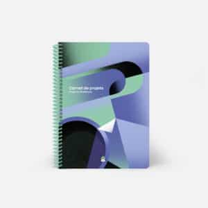 carnet de projets A5 Papier Tigre, vue de face sur fond blanc