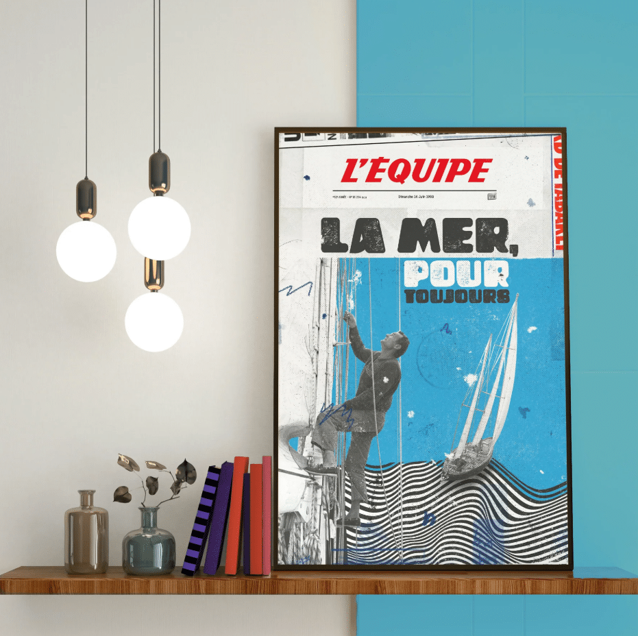Affiche voilier Tabarly – L’Équipe x Plakat - Ambiance