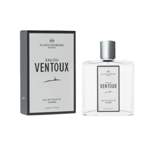 Eau de toilette 100 ml - Eau du Ventoux, Plantes & Parfums, vue de face sur fond blanc