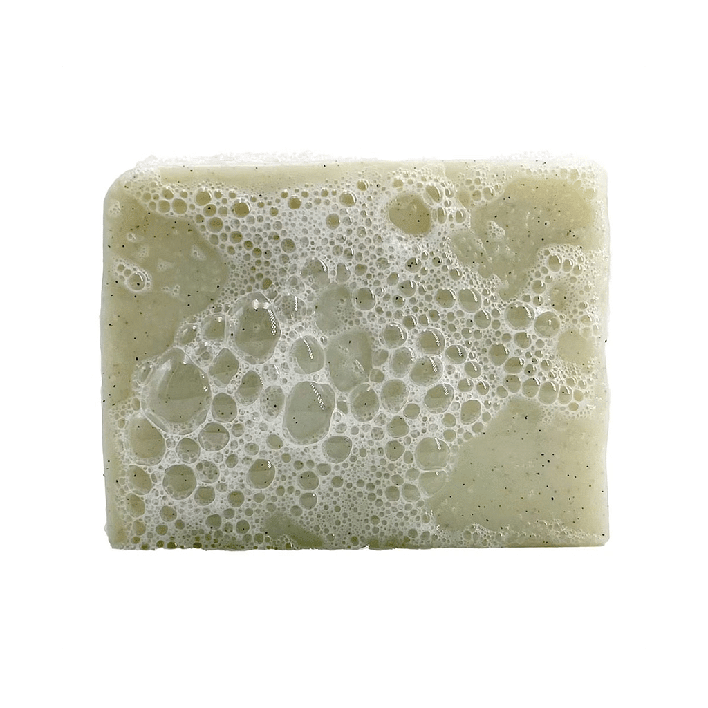 un savon solide homme "Hollywood mint" Sapiens, vue de face sur fond blanc