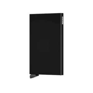 Le Cardprotector - Black : Protection minimaliste et sécurité optimale, Secrid, vue de face sur fond blanc