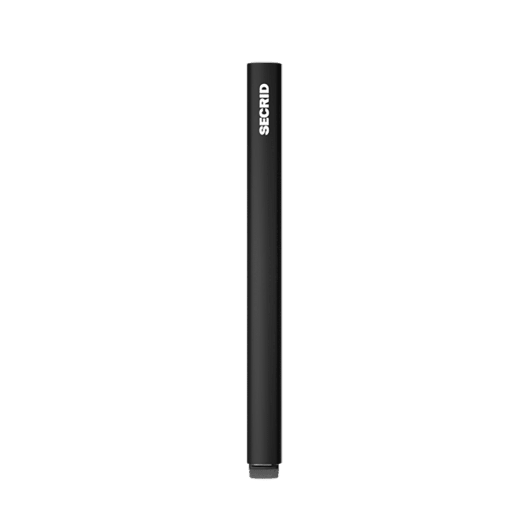 Le Cardprotector - Black : Protection minimaliste et sécurité optimale, Secrid, vue de côté sur fond blanc