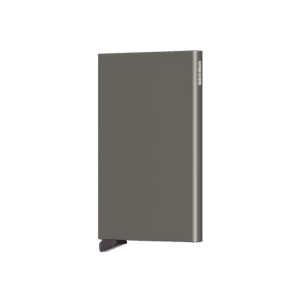 Le Cardprotector - Earth Grey : Protection minimaliste et sécurité optimale, Secrid, vue de face sur fond blanc