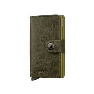 Miniwallet Crisple Kelp : Élégance et Compacité, Secrid, vue de face sur fond blanc