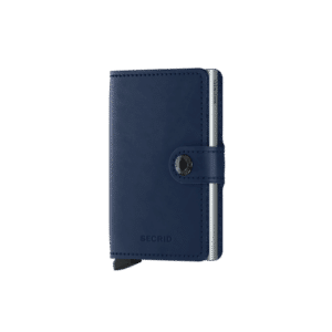 Miniwallet Original Navy : Élégance et Compacité, Secrid, vue de face sur fond blanc