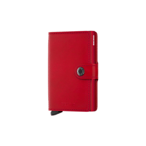 Miniwallet Original Red : Élégance et Compacité, Secrid, vue de face sur fond blanc