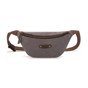 Sac Banane Bolivar – Gris - Zede - Vu de face sur fond blanc