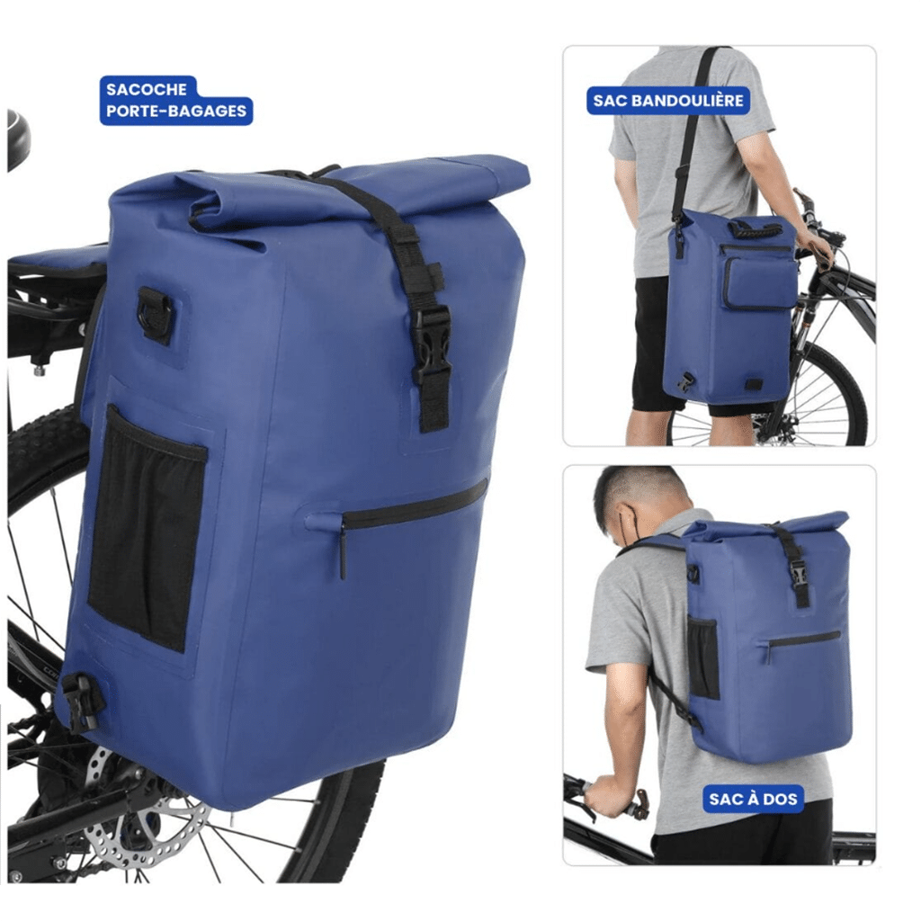 Une sac à dos de vélo Badawin, ambiance