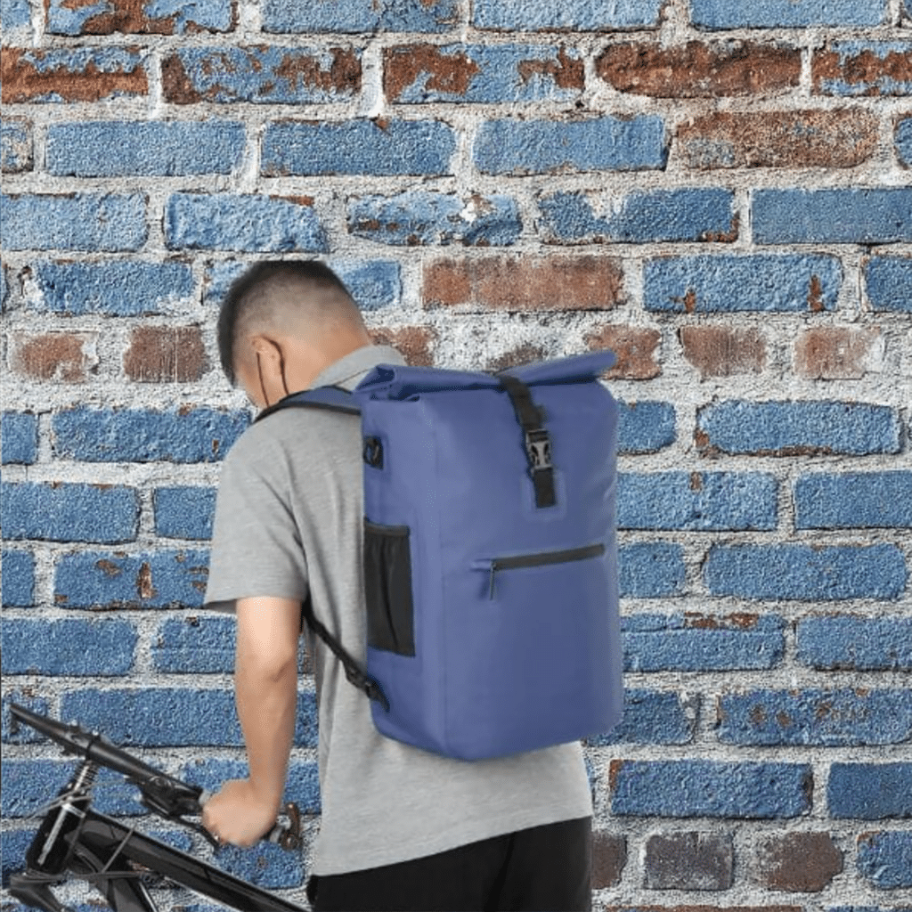 Une sac à dos de vélo Badawin, ambiance porté