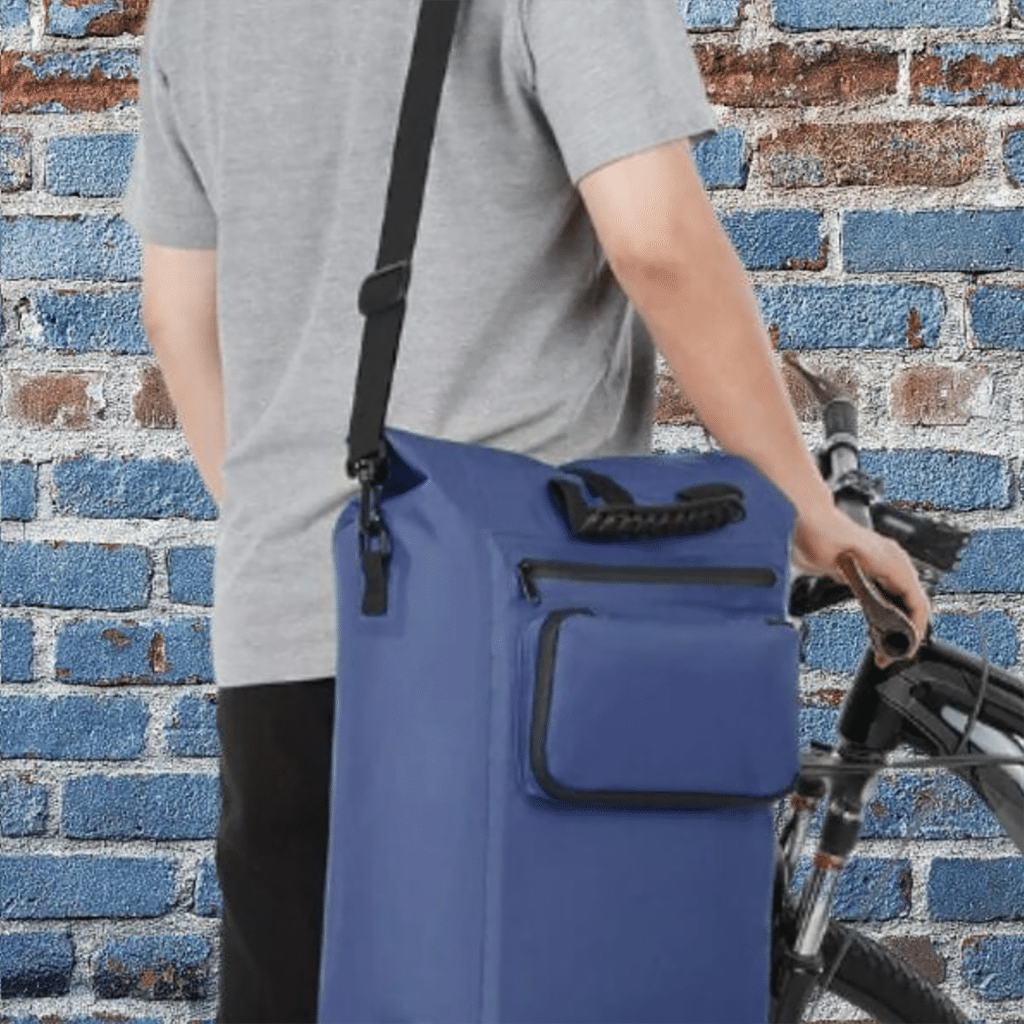 Une sac à dos de vélo Badawin, ambiance porté