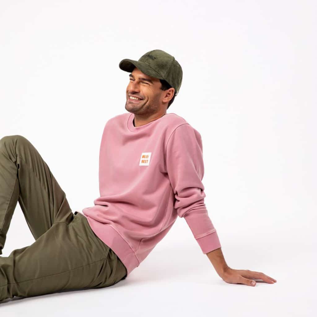 une casquette en velours kaki billybelt, ambiance porté
