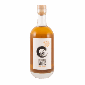 Spiritueux – Rhum arrangé Orange Café – 70 cl – La Marque Noire - Vu de face sur fond blanc