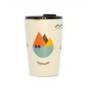 Tasse De Voyage Isotherme 300ml - Montagne Blanche - Roadtyping