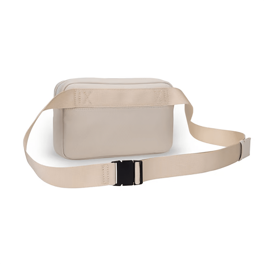 un sac banane Habo sandstone Kapten & Son, vue de derrière sur fond blanc