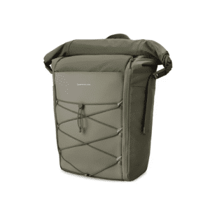 un sac à dos Yoho forest green Kapten & Son, vue de face sur fond blanc