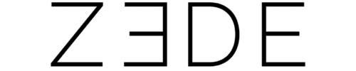 ZEDE Paris logo, sur fond blanc