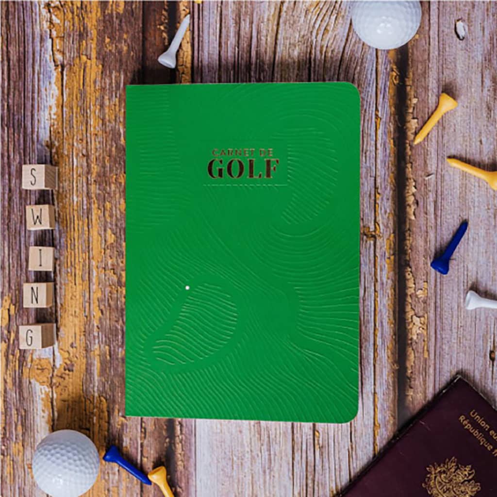 Carnet de golf - Le compagnon idéal pour vos souvenirs, Aventura Edition, vue de face