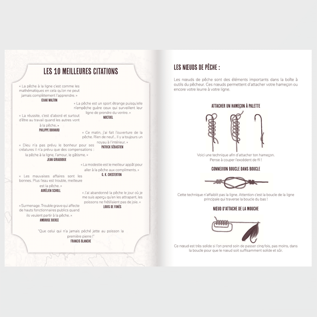 Carnet de pêche - un compagnon incontournable pour les pêcheurs, Aventura Edition, vue de face, ouvert, sur fond blanc