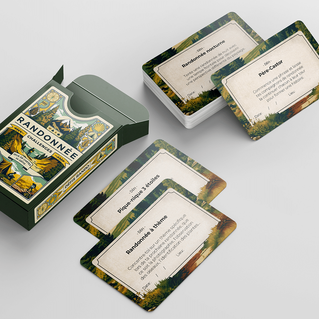 Jeu de Cartes Randonnée Challenges : Vivez l'Aventure à Chaque Étape, Aventura Edition, ambiance
