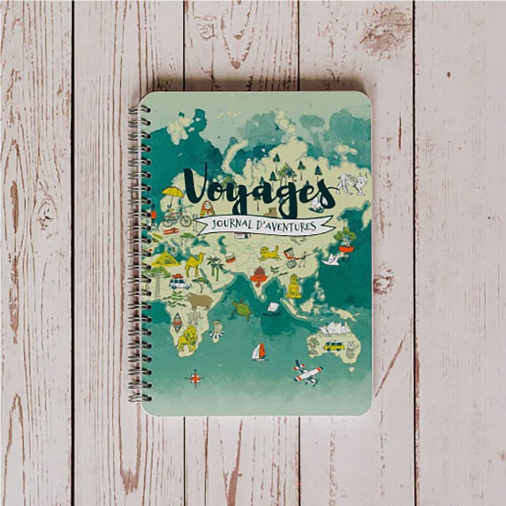 Journal d’aventures voyages pour enfant : Le compagnon idéal pour leurs découvertes, Aventura Edition, vue de face