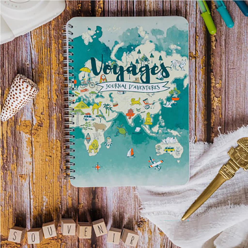 Journal d’aventures voyages pour enfant : Le compagnon idéal pour leurs découvertes, Aventura Edition, vue de face