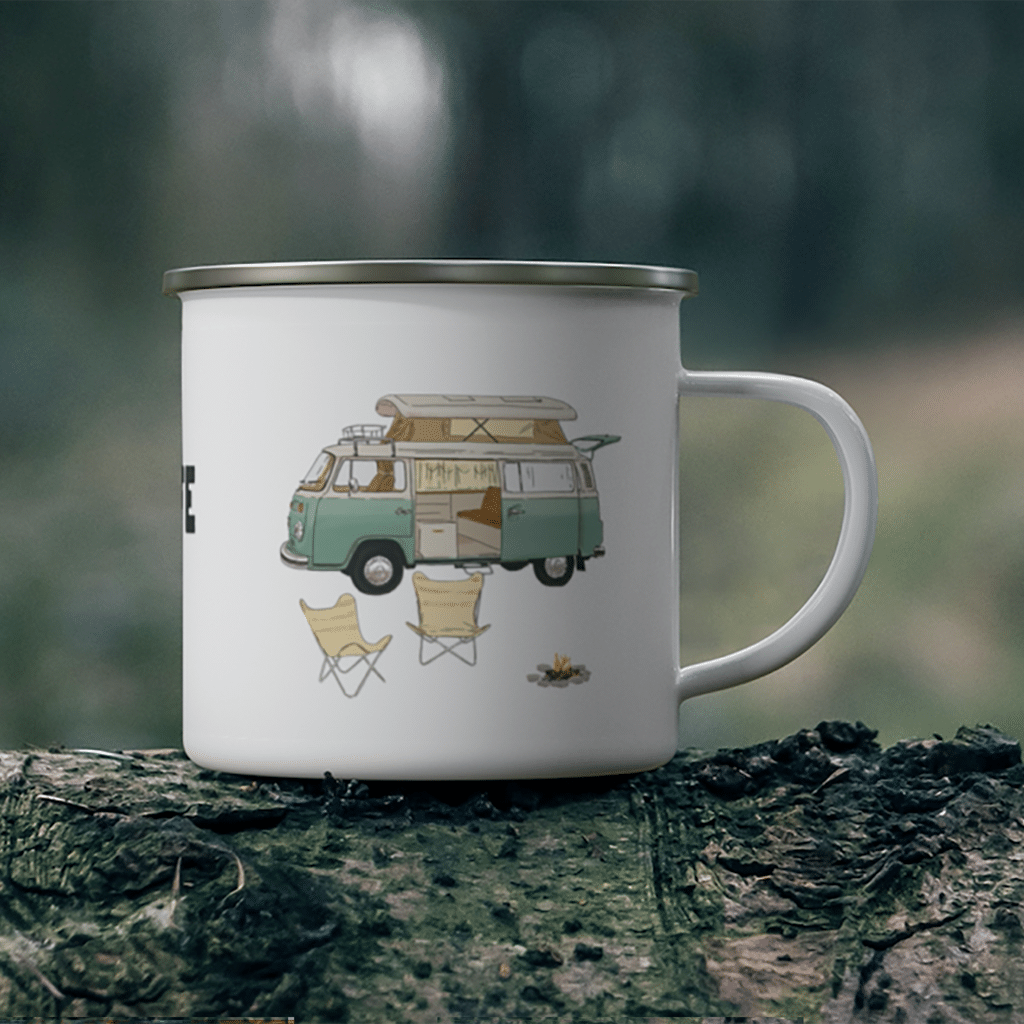 Réveillez-vous en compagnie de votre Mug du Vanlifer - Aventura Éditions, ambiance