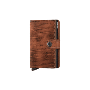 Miniwallet Dutch Martin Whiskey : Élégance et Compacité, Secrid, vue de face sur fond blanc