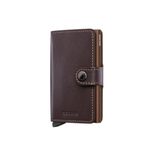 Miniwallet Original Chocolate : Élégance et Compacité, Secrid, vue de face sur fond blanc