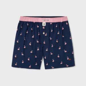 Caleçon 100% coton biologique Flamingo – Billybelt - Vu de face sur fond blanc