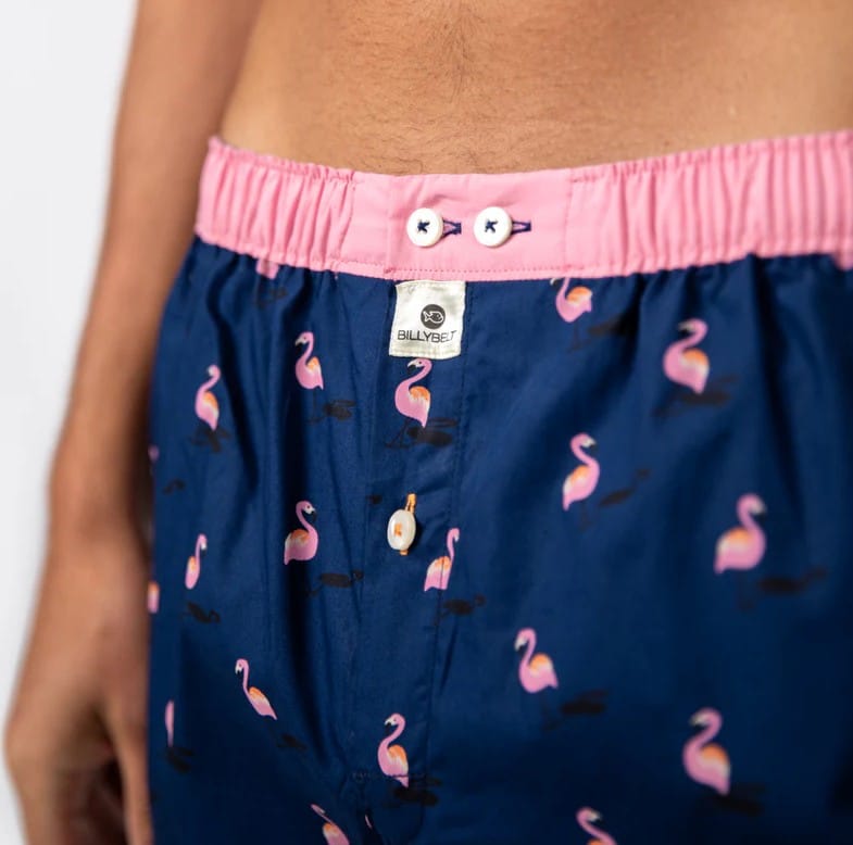 Caleçon 100% coton biologique Flamingo – Billybelt - Porté