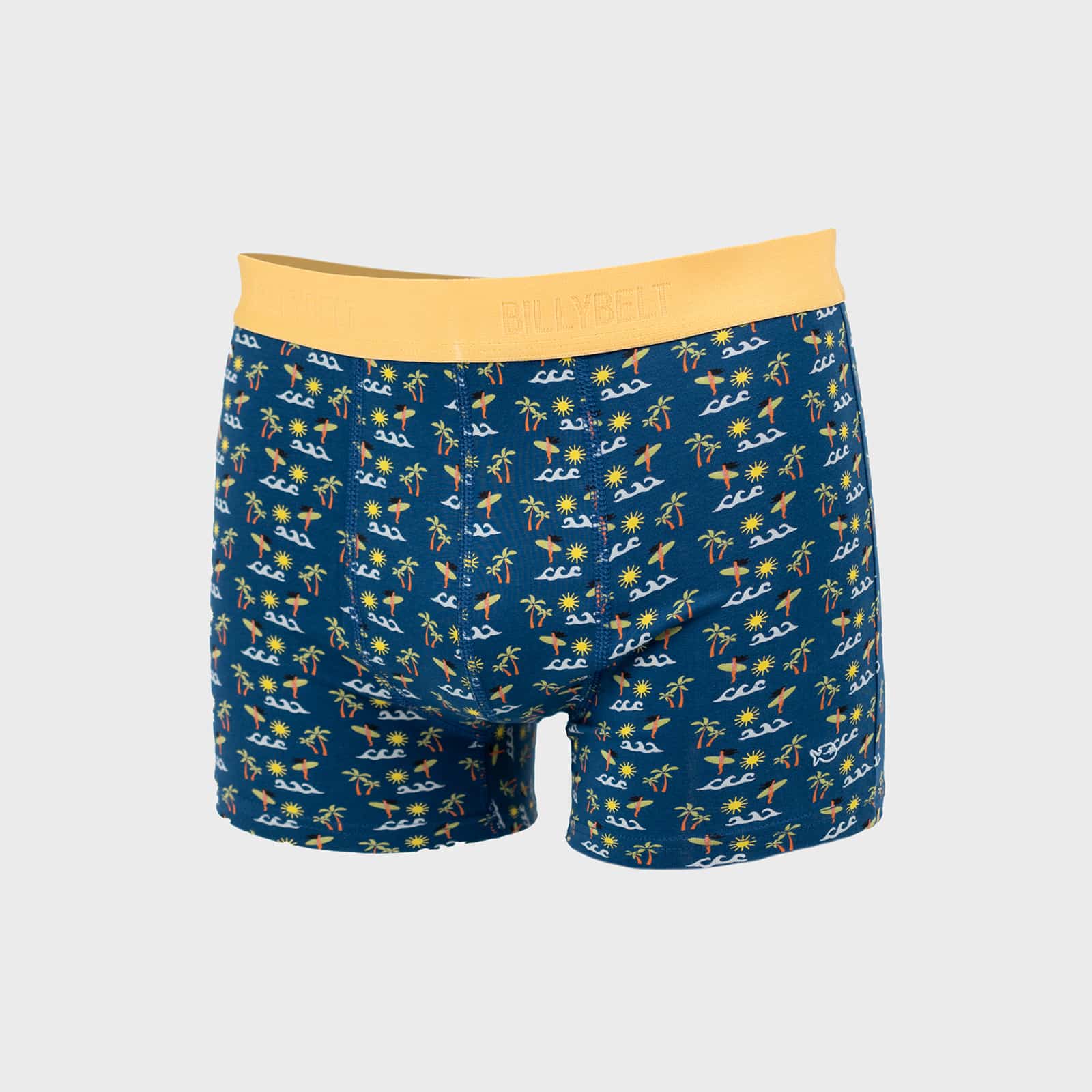 Boxer en coton biologique “Aloa” – Billybelt - Vu de face sur fond blanc