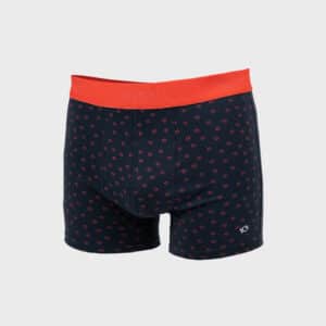 Boxer en coton biologique Billy Red – - Billybelt - Vu de face sur fond blanc